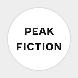 Black | Peak Fiction Magnet